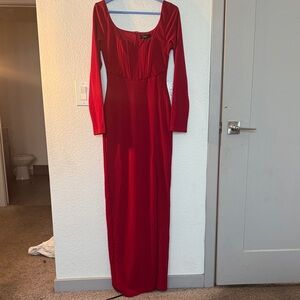 Lulu's Scarlet Long Sleeve Dress